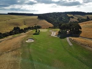 Kauri Cliffs 3rd Aerial Fairway